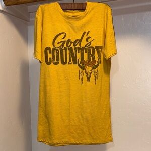 Delta Yellow God's Country Tee